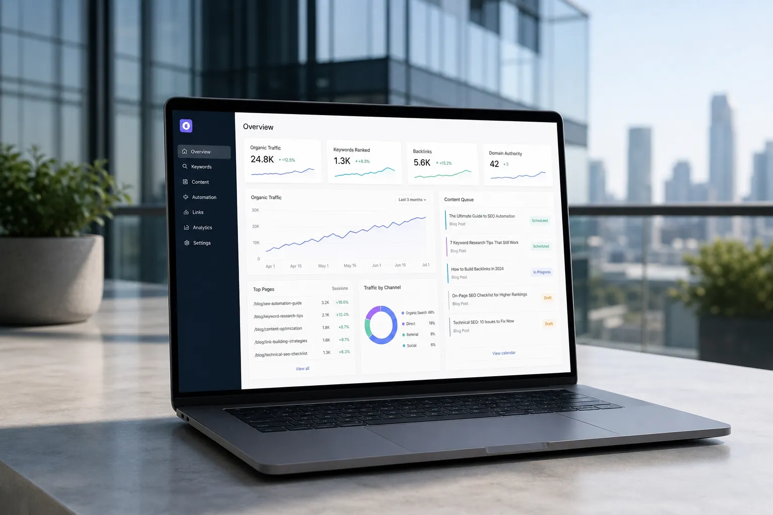 See where automated SEO beats manual, what to keep human, costs, ROI math, and how RankGoat bundles content, links, and technical into one engine.